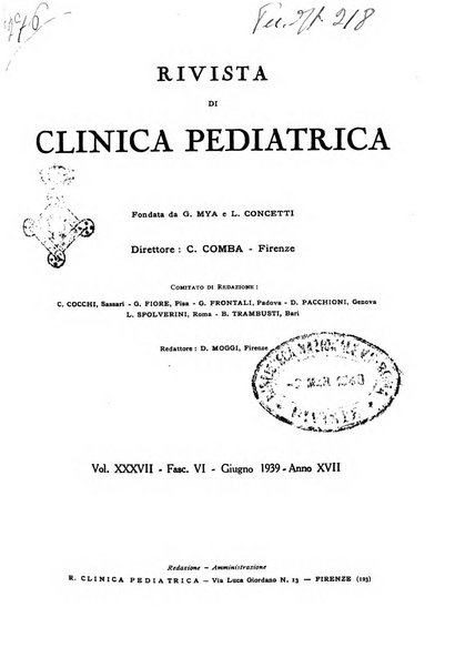 Rivista di clinica pediatrica