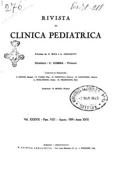 Rivista di clinica pediatrica