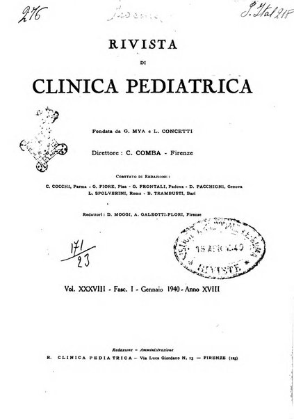 Rivista di clinica pediatrica