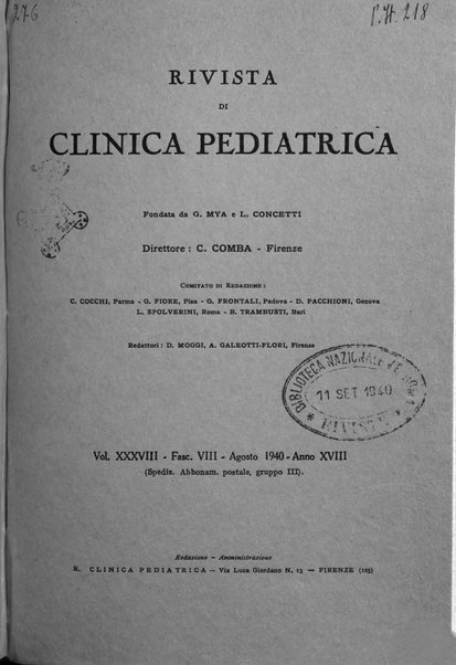 Rivista di clinica pediatrica