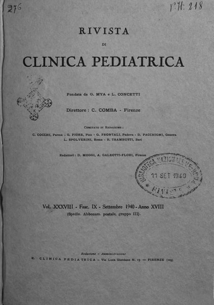 Rivista di clinica pediatrica