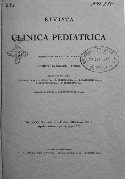 Rivista di clinica pediatrica