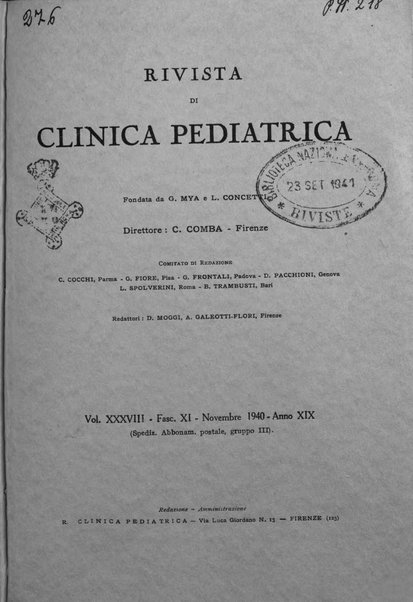 Rivista di clinica pediatrica