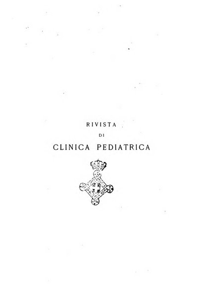 Rivista di clinica pediatrica