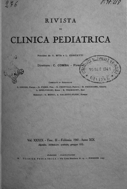 Rivista di clinica pediatrica