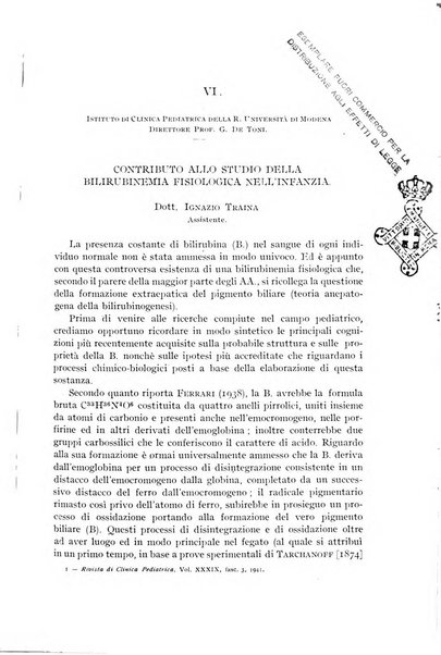 Rivista di clinica pediatrica