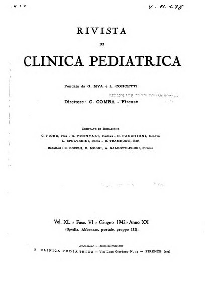 Rivista di clinica pediatrica