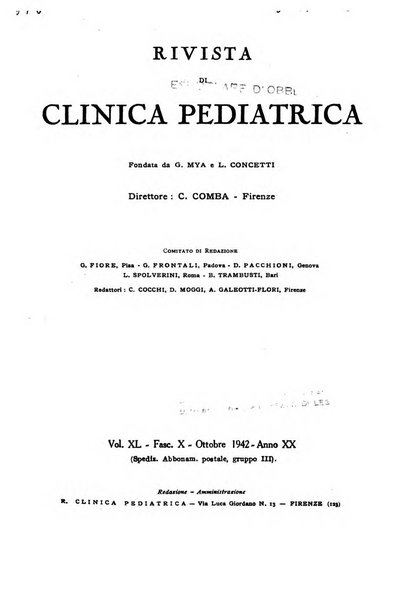 Rivista di clinica pediatrica