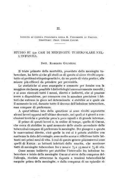 Rivista di clinica pediatrica