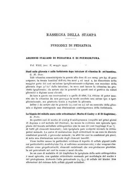 Rivista di clinica pediatrica