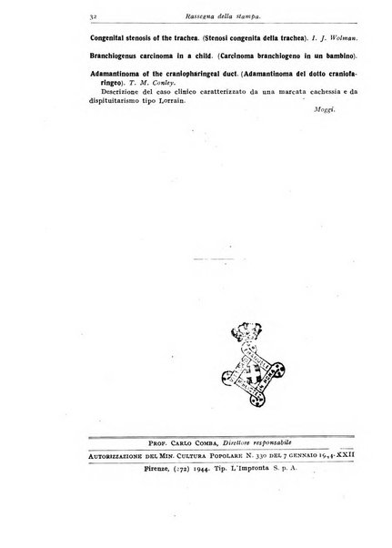 Rivista di clinica pediatrica