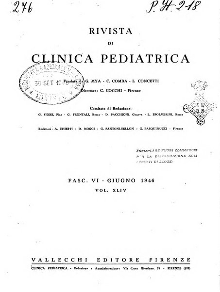 Rivista di clinica pediatrica