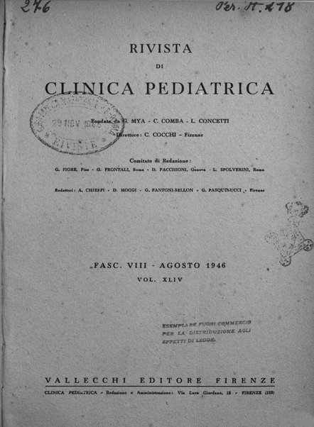 Rivista di clinica pediatrica