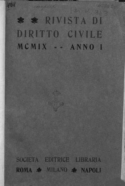 Rivista di diritto civile