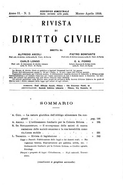 Rivista di diritto civile