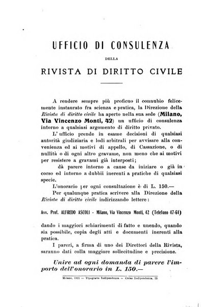 Rivista di diritto civile