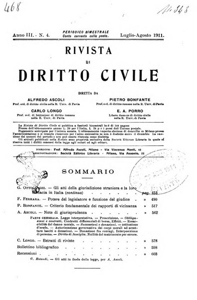 Rivista di diritto civile