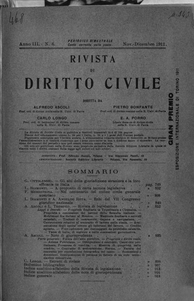 Rivista di diritto civile