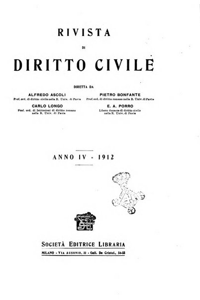 Rivista di diritto civile