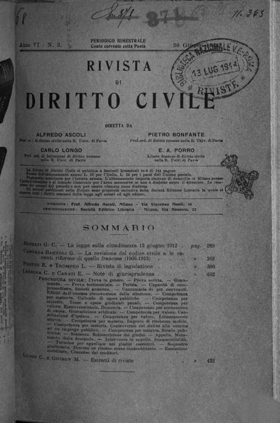 Rivista di diritto civile