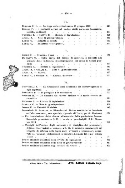 Rivista di diritto civile