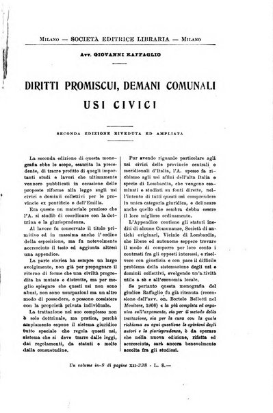 Rivista di diritto civile