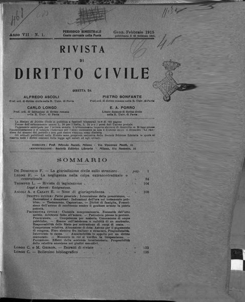 Rivista di diritto civile