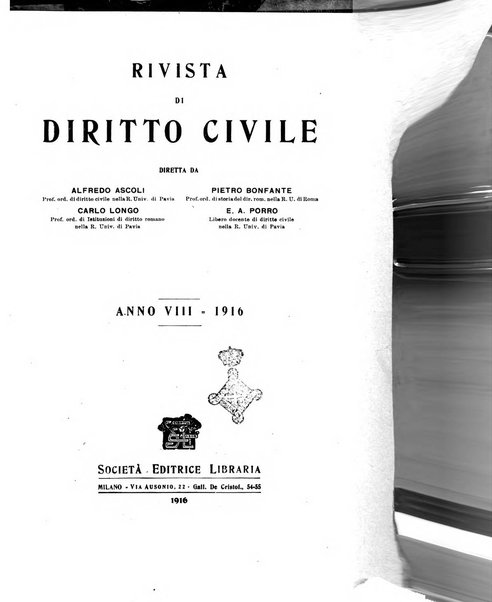 Rivista di diritto civile