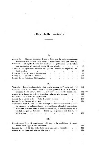 Rivista di diritto civile