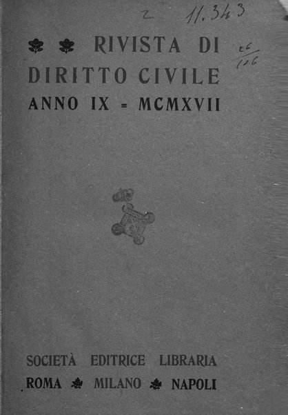 Rivista di diritto civile