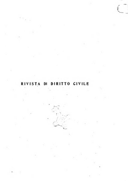 Rivista di diritto civile