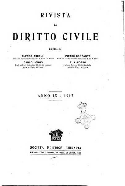 Rivista di diritto civile