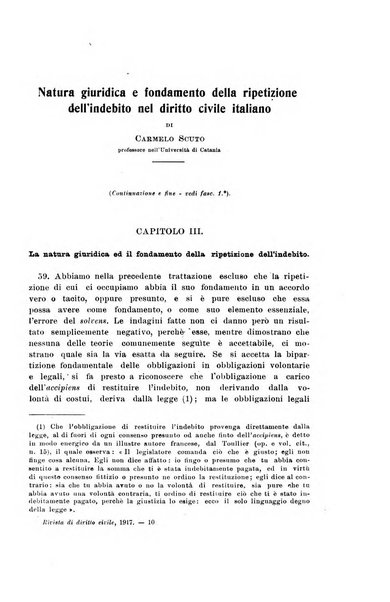 Rivista di diritto civile