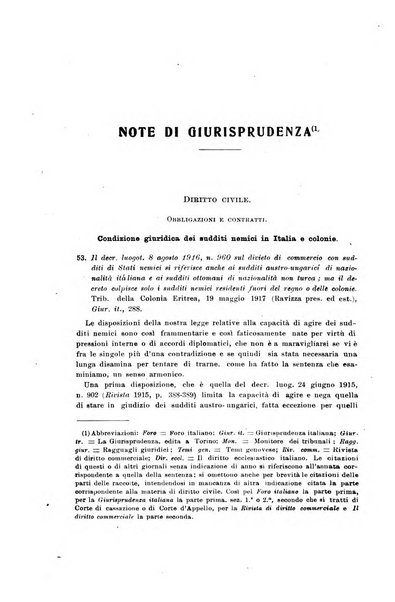 Rivista di diritto civile