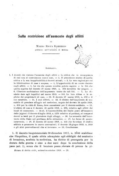 Rivista di diritto civile