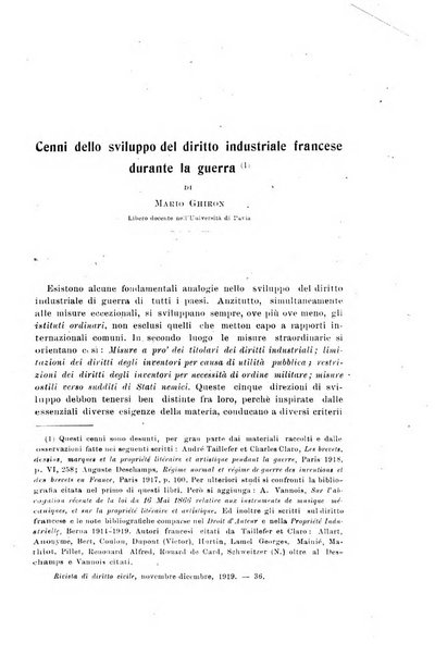 Rivista di diritto civile