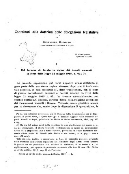 Rivista di diritto civile