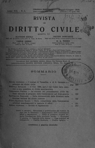 Rivista di diritto civile