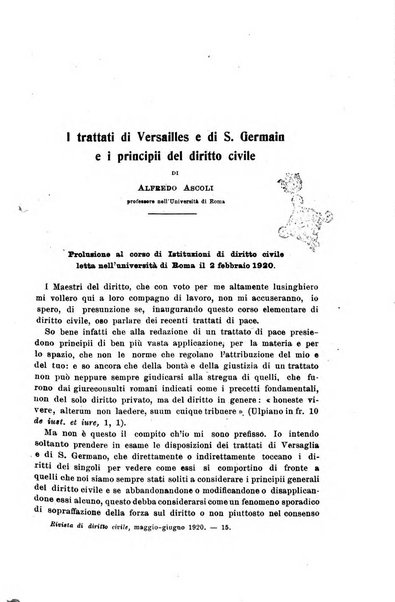 Rivista di diritto civile