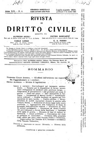 Rivista di diritto civile