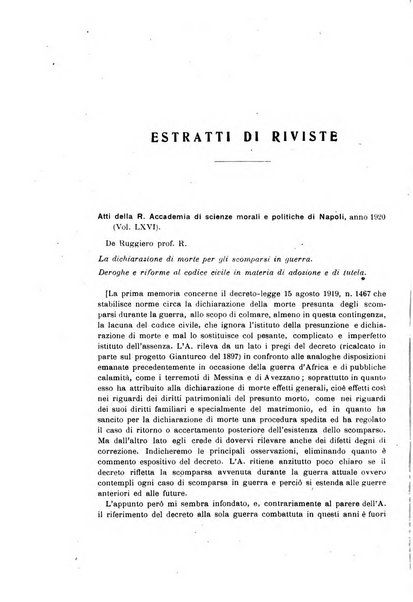 Rivista di diritto civile