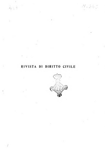 Rivista di diritto civile