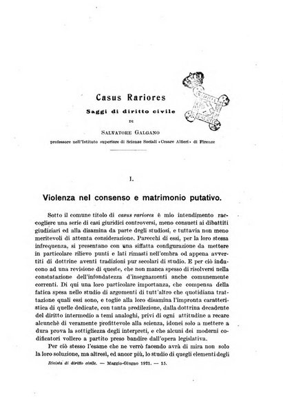 Rivista di diritto civile