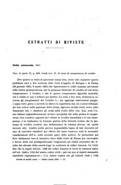 Rivista di diritto civile