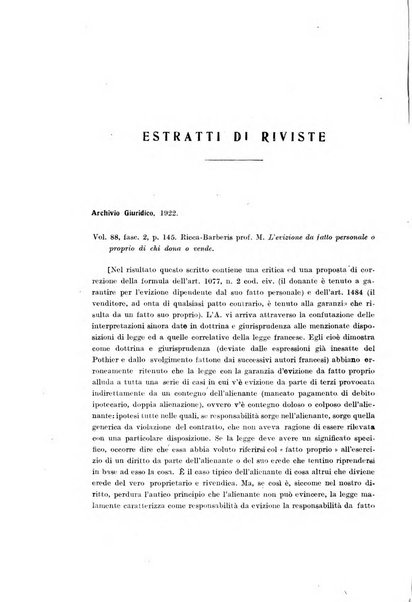 Rivista di diritto civile