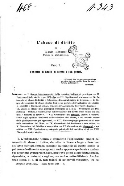 Rivista di diritto civile