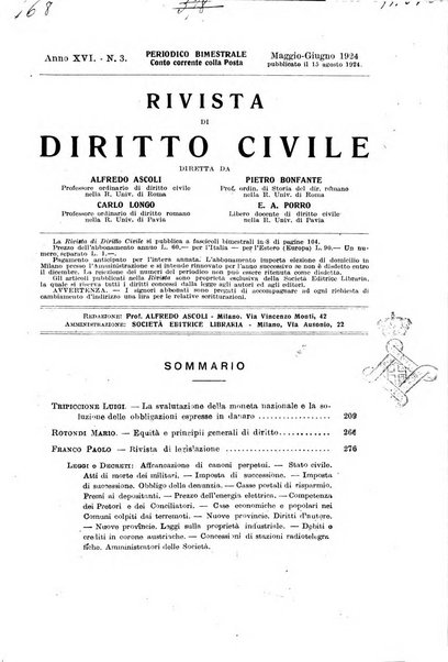 Rivista di diritto civile