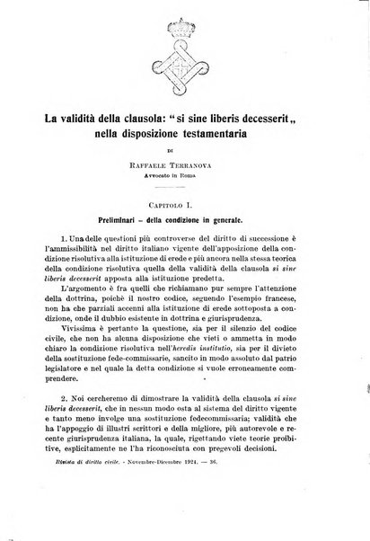 Rivista di diritto civile