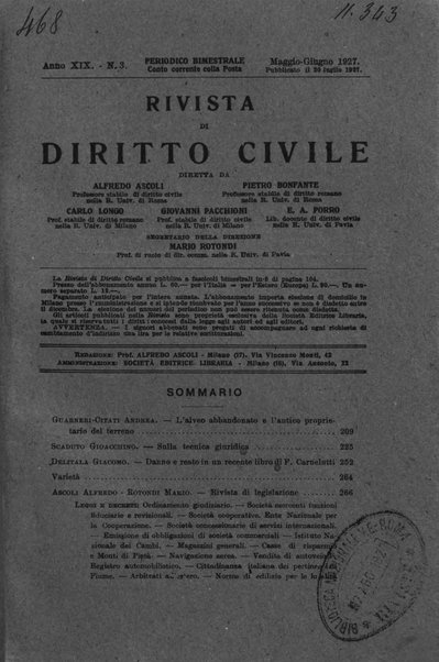 Rivista di diritto civile