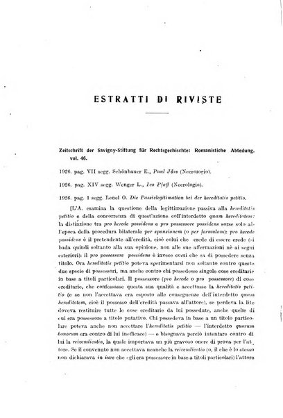 Rivista di diritto civile